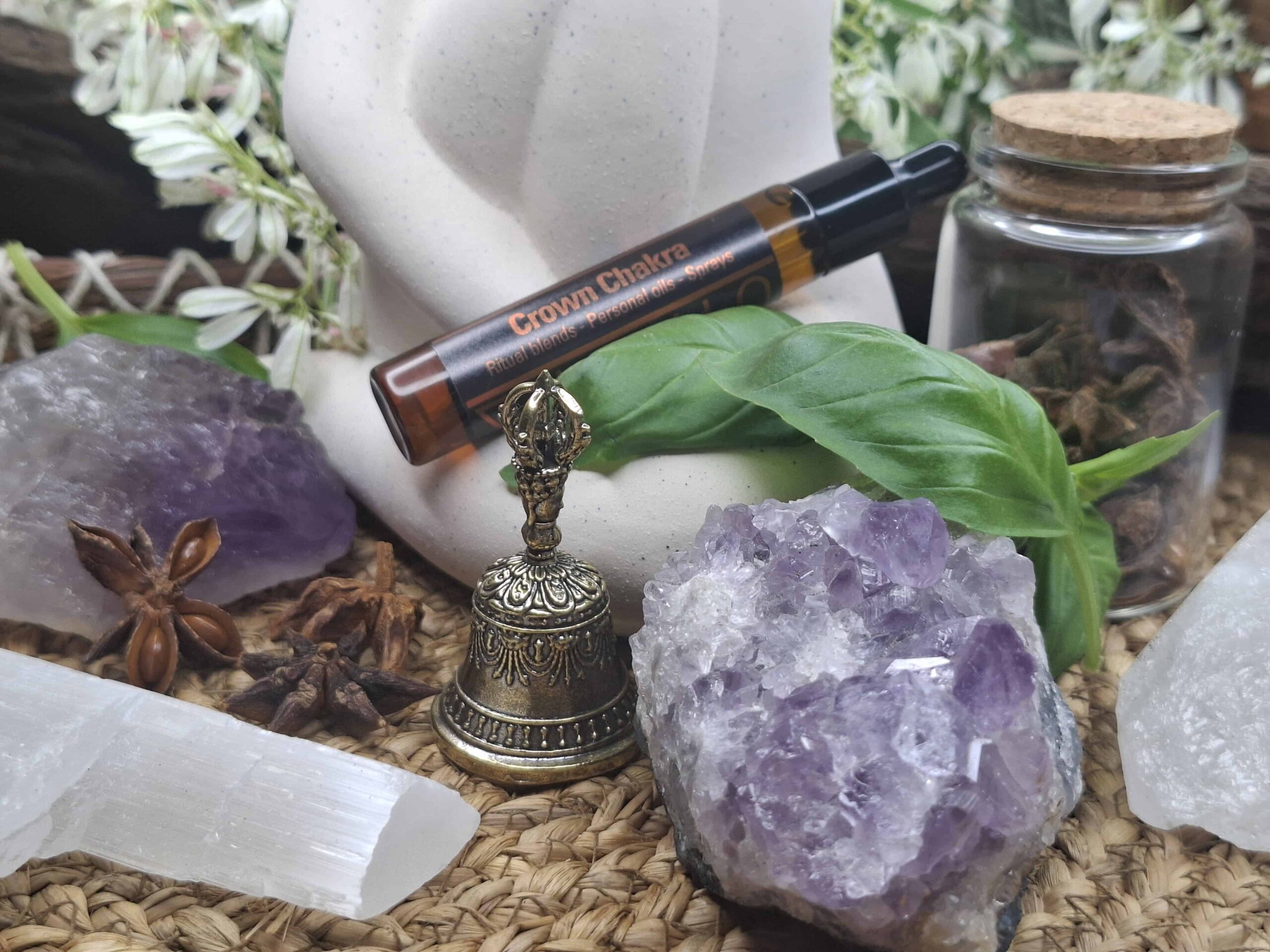 Crown Chakra Ritual Oil Concentrate Dropper