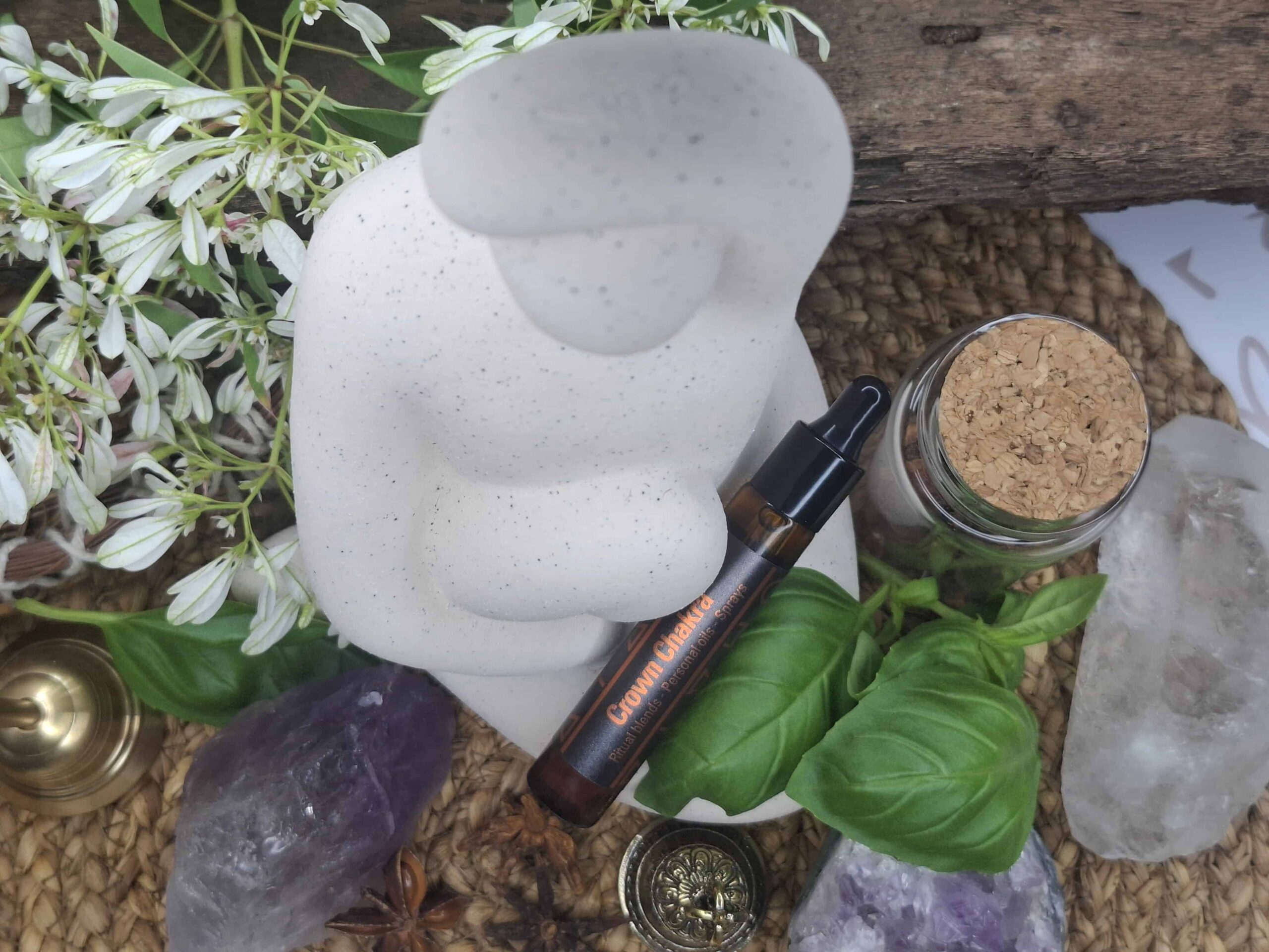 Crown Chakra Ritual Oil Concentrate Dropper