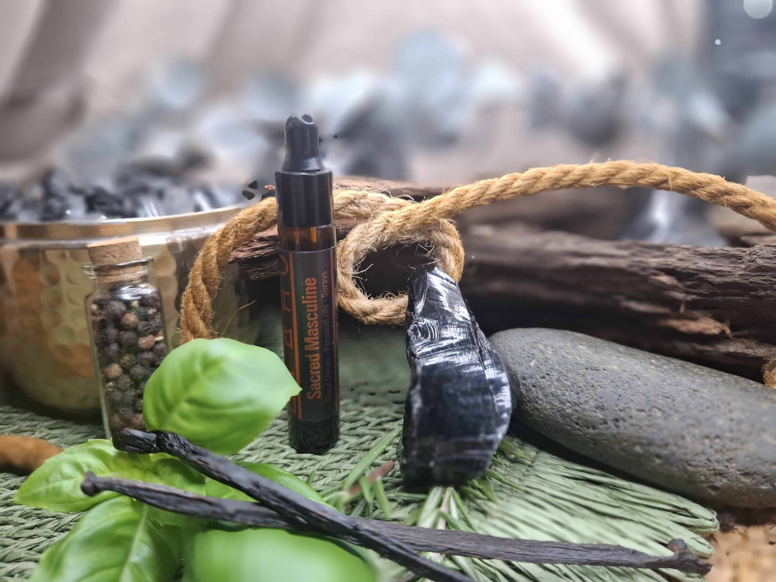 Sacred Masculine Ritual Oil Concentrate Dropper
