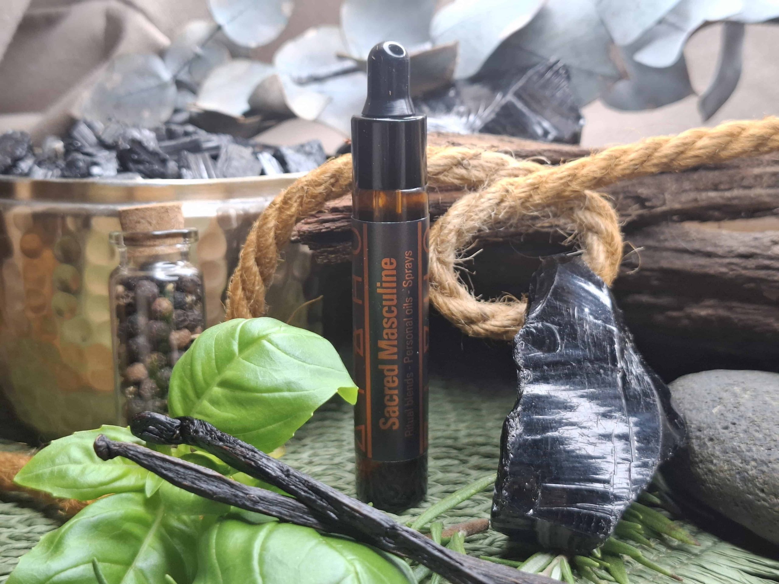Sacred Masculine Ritual Oil Concentrate Dropper